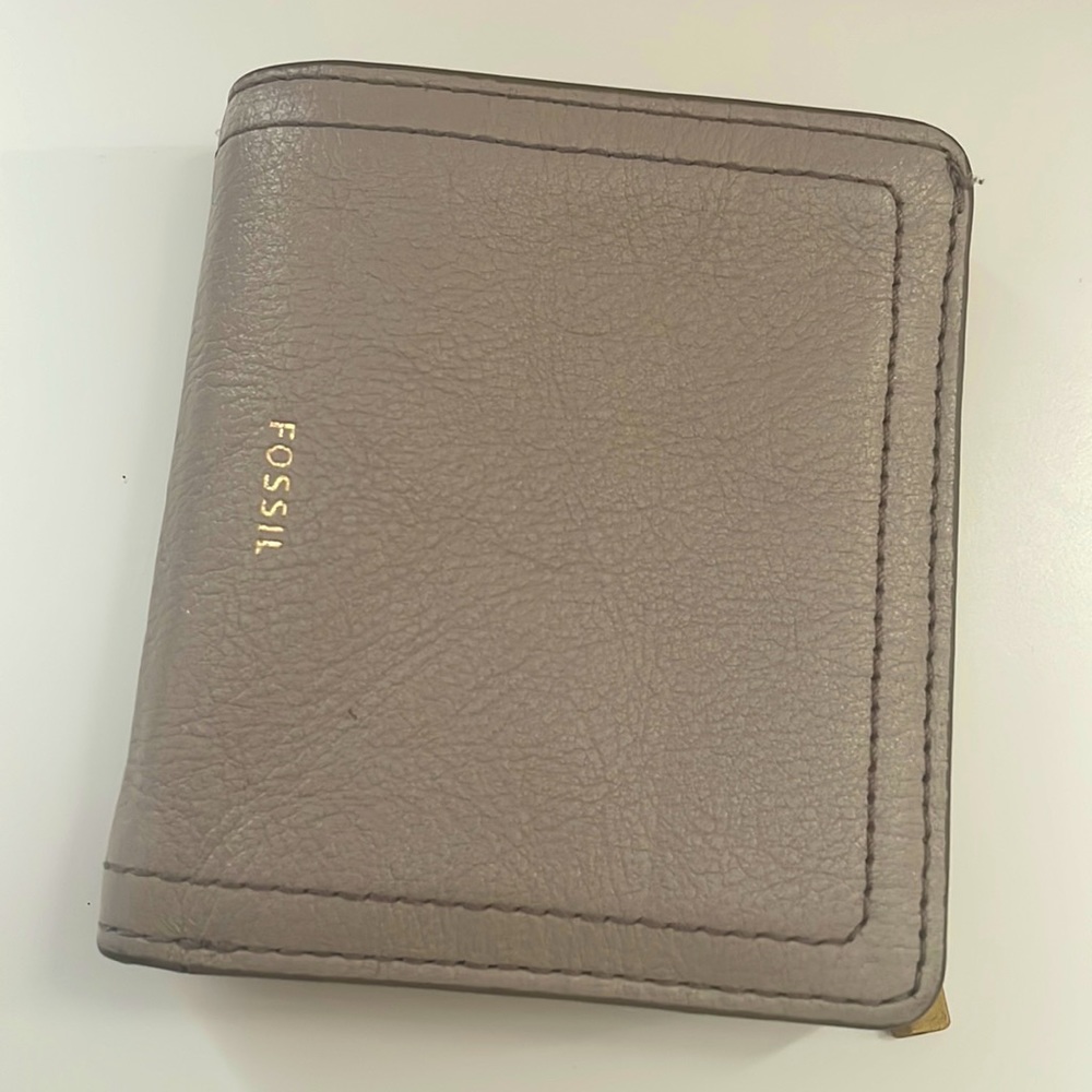 Fossil Grey Small Wallet